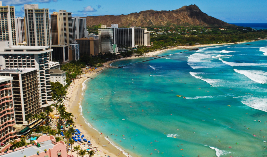 Hotel Zone in Oahu Hawaii