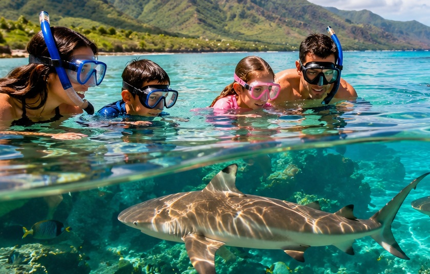 Swim with Sharks Oahu Hawaii